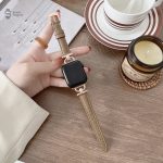 Bracelet en cuir chic pour montre Apple