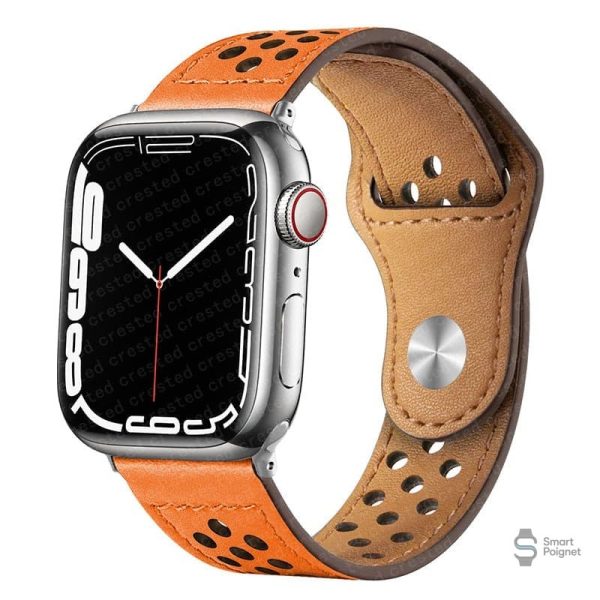 Accessoire tendance pour Apple Watch en cuir