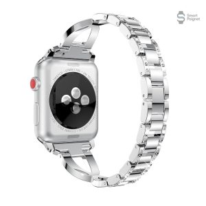 Bracelet en métal pour une Apple Watch élégante
