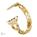 Bracelet stylé en métal pour montres Apple