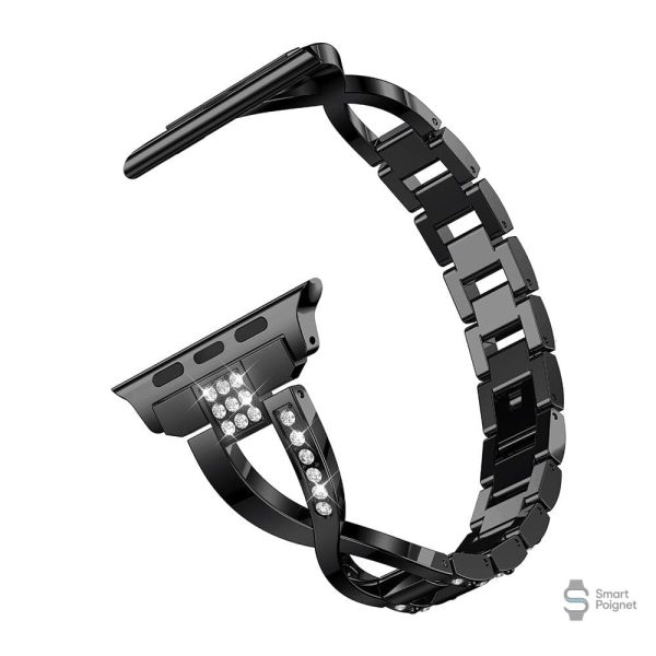 Bracelet Apple Watch en métal, design intemporel