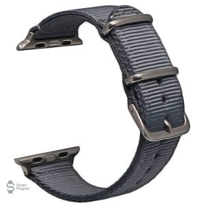 Bracelet Apple Watch en nylon, couleur unie