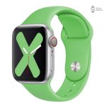 Bracelet Apple Watch en silicone doux