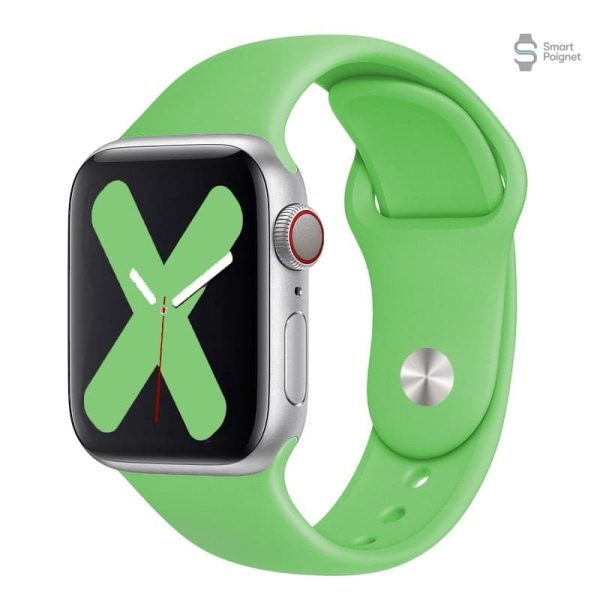 Bracelet Apple Watch en silicone doux