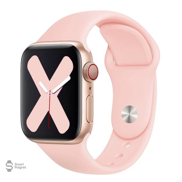 Style minimaliste avec bracelet silicone clair