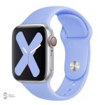 Bracelet Apple Watch en silicone, design épuré