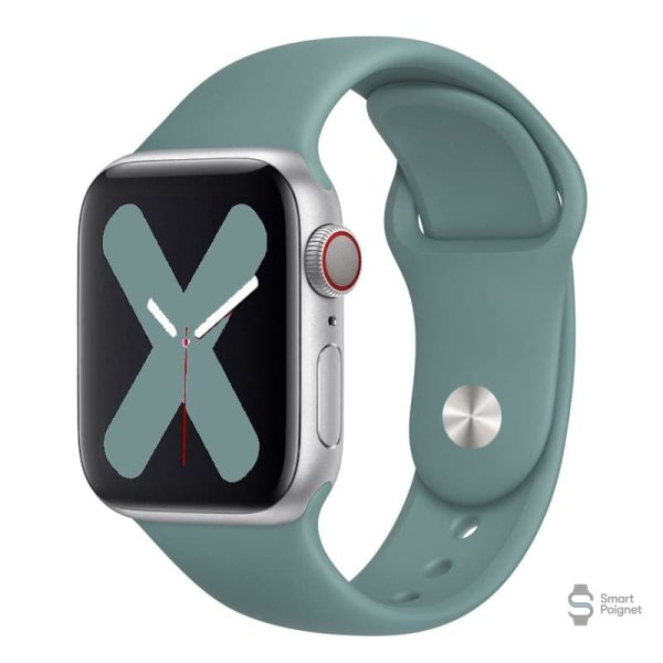 Bracelet Apple Watch silicone classique clair - vue 5