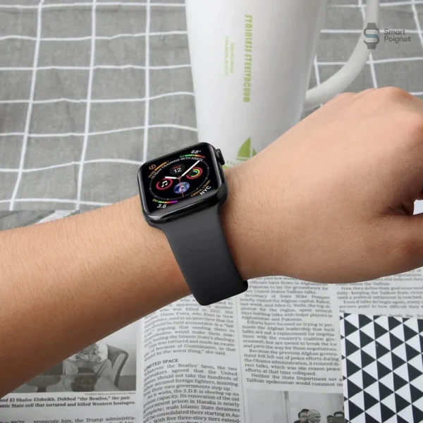 Bracelet léger en silicone pour montre connectée