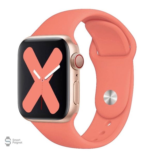 Accessoire classique en silicone pour montre Apple