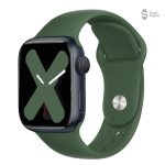 Bracelet silicone classique foncé pour Apple Watch