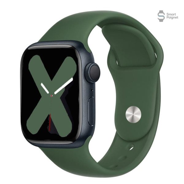 Bracelet silicone classique foncé pour Apple Watch