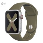 Accessoire en silicone noir pour Apple Watch