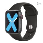 Bracelet de montre en silicone, couleur foncée