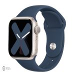 Bracelet noir classique pour Apple Watch en silicone
