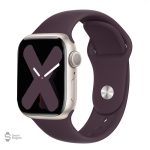 Bracelet silicone pour Apple Watch, style épuré