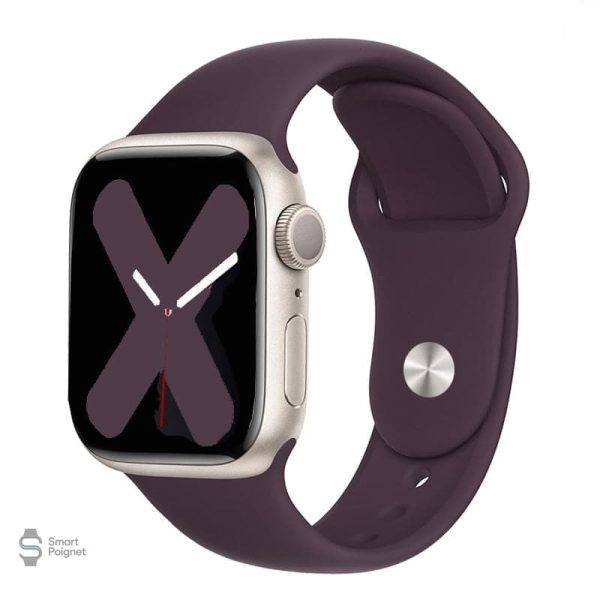 Bracelet silicone pour Apple Watch, style épuré
