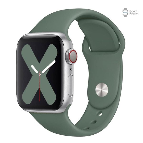 Silicone classique foncé pour bracelet Apple Watch