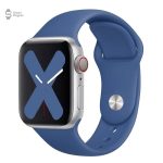 Bracelet Apple Watch en silicone de couleur foncée