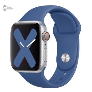 Bracelet Apple Watch en silicone de couleur foncée