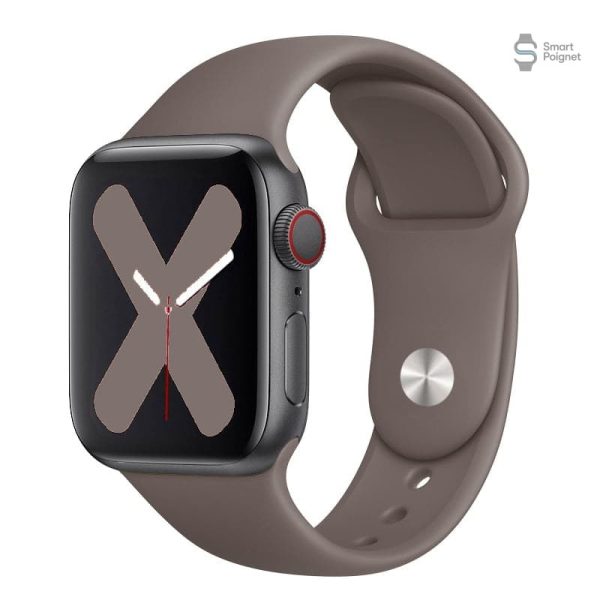 Bracelet silicone classique foncé pour Apple Watch - vue 2