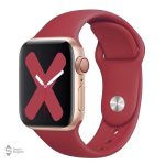 Silicone foncé pour bracelet Apple Watch, style classique