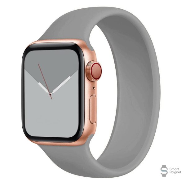 Bracelet silicone léger pour un port agréable sur Apple Watch