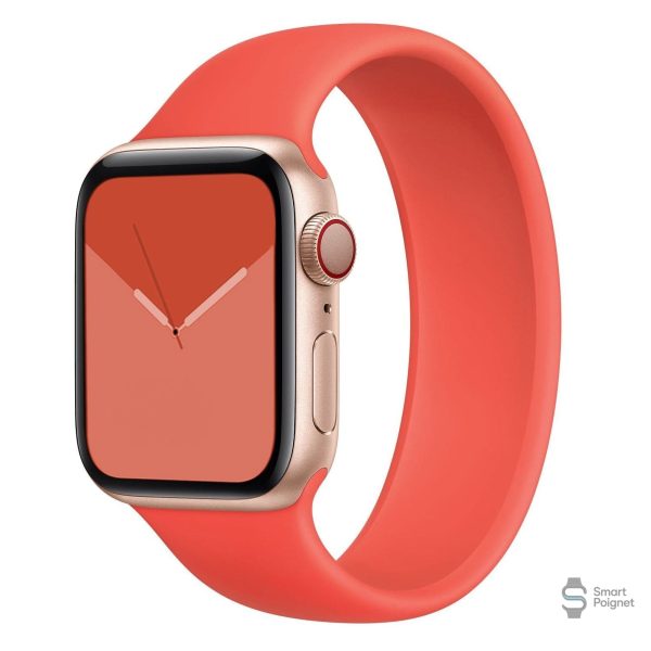 Bracelet en silicone pour Apple Watch, résistant à l'usure