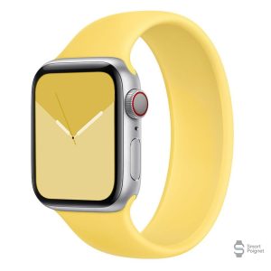 Bracelet monobloc en silicone pour montre connectée