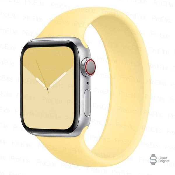 Bracelet silicone clair pour Apple Watch - vue 2