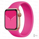 Bracelet Apple Watch monobloc en silicone durable