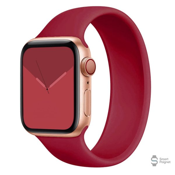 Bracelet foncé pour Apple Watch en silicone durable