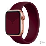 Bracelet silicone Apple Watch, design élégant et minimaliste