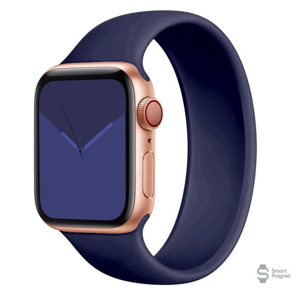 Style monochrome avec ce bracelet silicone Apple Watch