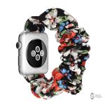 Bracelet tissu pour Apple Watch avec motifs colorés