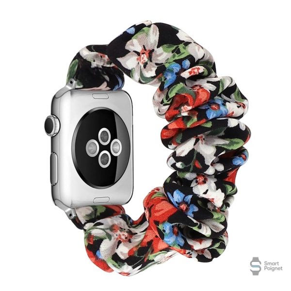 bracelet-en-tissus-motifs-1 Bracelet tissu pour Apple Watch avec motifs colorés