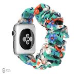 Accessoire élégant pour Apple Watch en tissu à motifs