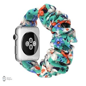 Accessoire élégant pour Apple Watch en tissu à motifs