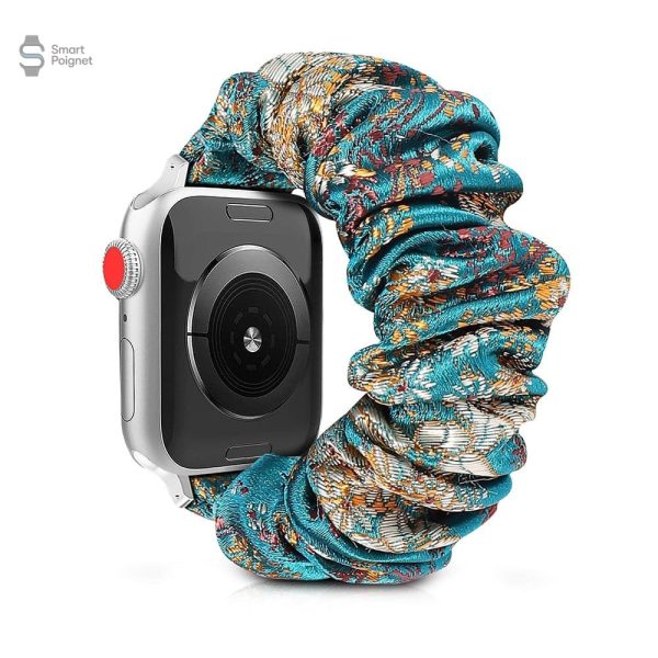 Bracelet en tissu pour Apple Watch, motif artistique