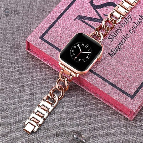 Bracelet en maillons pour Apple Watch, design contemporain