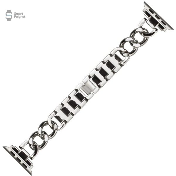 Bracelet maillons larges pour Apple Watch, accessoire chic