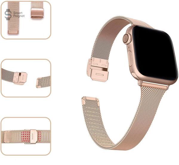 Bracelet affiné pour Apple Watch, design élégant