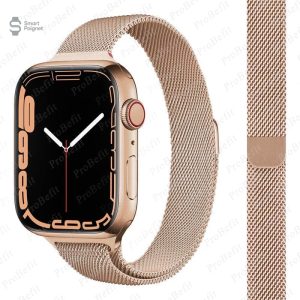 Bracelet milanais Apple Watch, finition raffinée