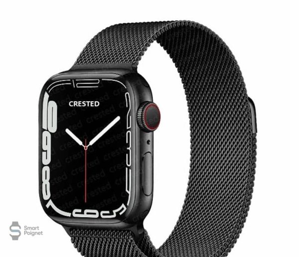 Bracelet pour Apple Watch en acier milanais