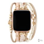 Bracelet en métal pour Apple Watch, finition raffinée