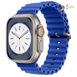 Bracelet bleu pour montre connectée