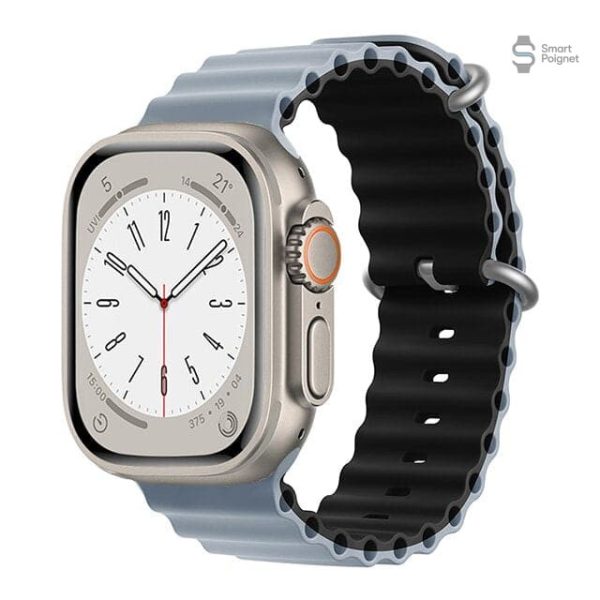 Accessoire de mode Apple Watch bicolore