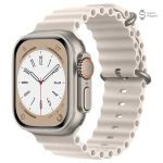 Bracelet Apple Watch unicolore en teinte Océan