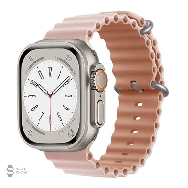 Style minimaliste avec bracelet Océan Apple Watch