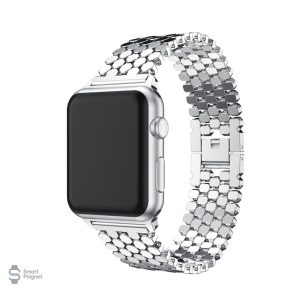 Bracelet acier octogonal pour Apple Watch