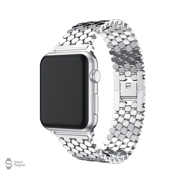 bracelet-octogonal-en-acier-1 Bracelet acier octogonal pour Apple Watch